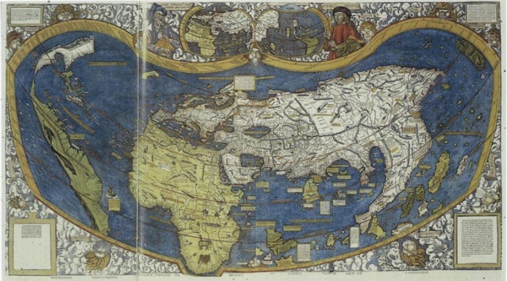 大航海時代の 不完全な世界地図